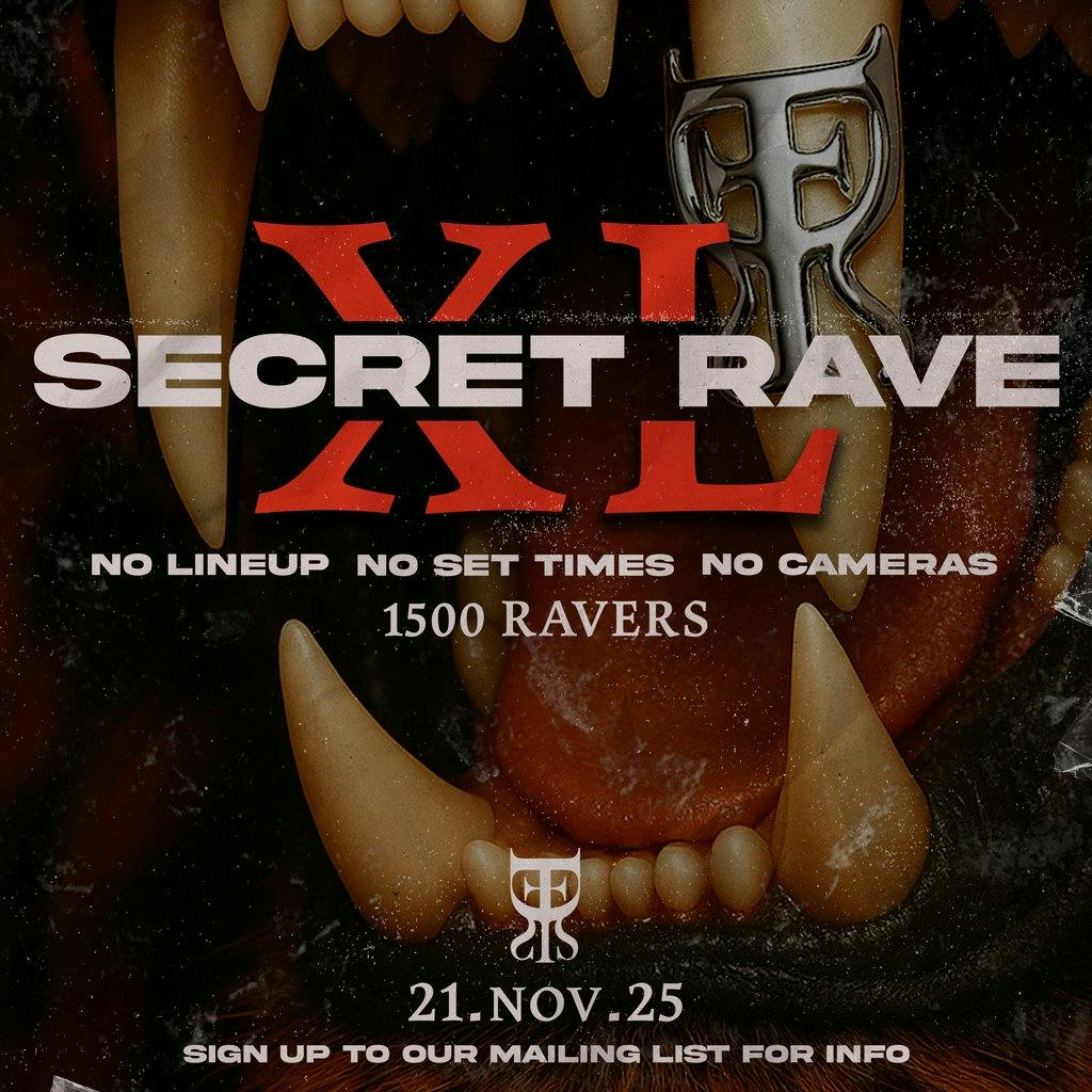 DISFUNCTION: Secret Rave XL | Platform Glasgow Glasgow Fri 21 November 2025