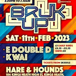 Bruk Up The Return. Tickets | Hare And Hounds Birmingham  | Sat 11th February 2023 Lineup