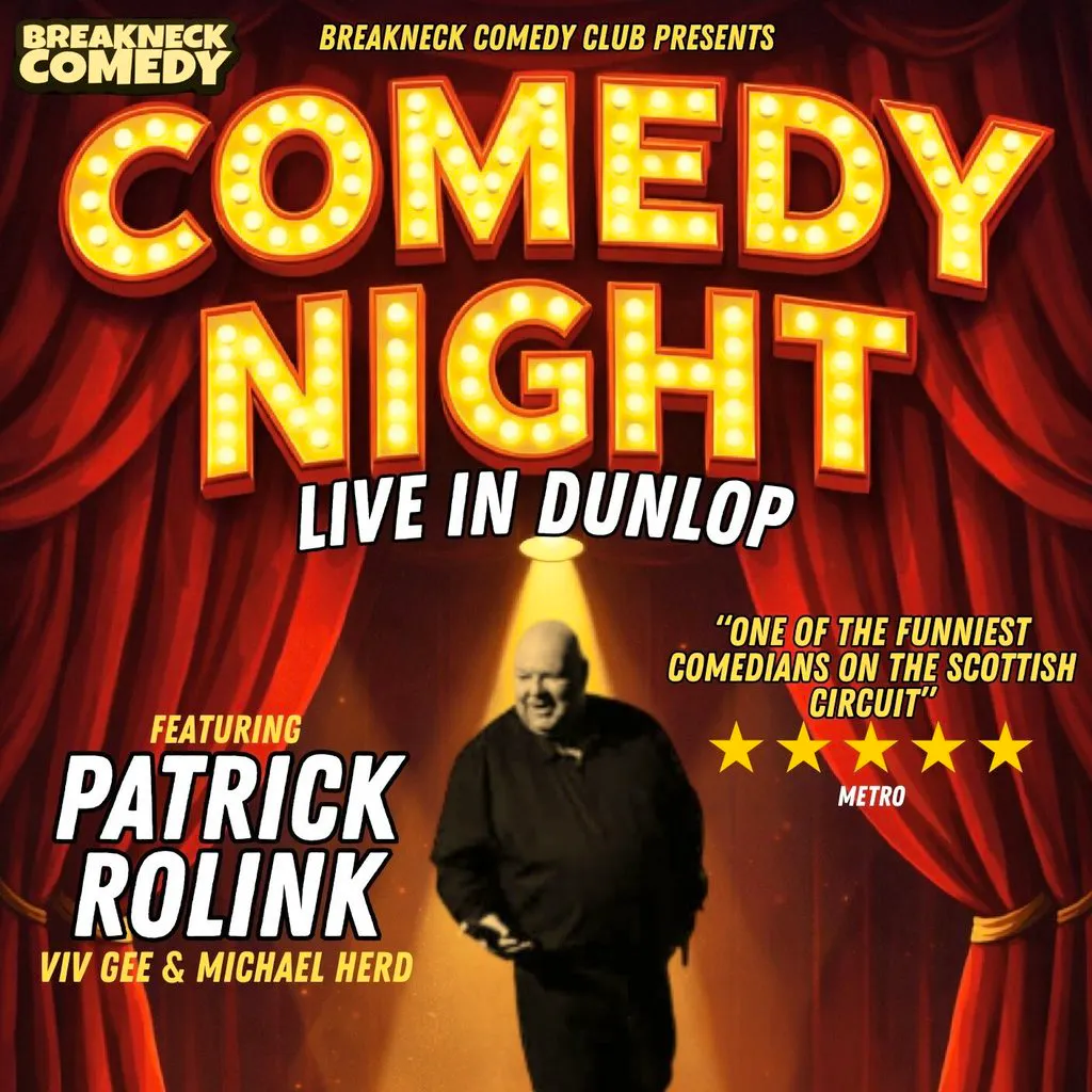 Comedy Night - Patrick Rolink at Dunlop Village Hall