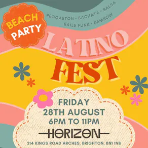 Latino Fest Beach Party (Brighton) August 2026