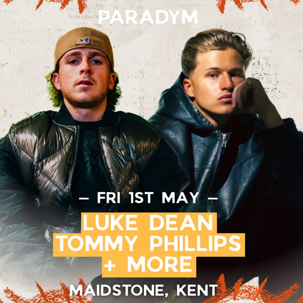 Paradym presents: LUKE DEAN & TOMMY PHILLIPS at BALLIN' Maidstone