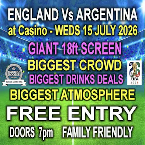 England Vs Argentina - Wednesday 15th July 2026