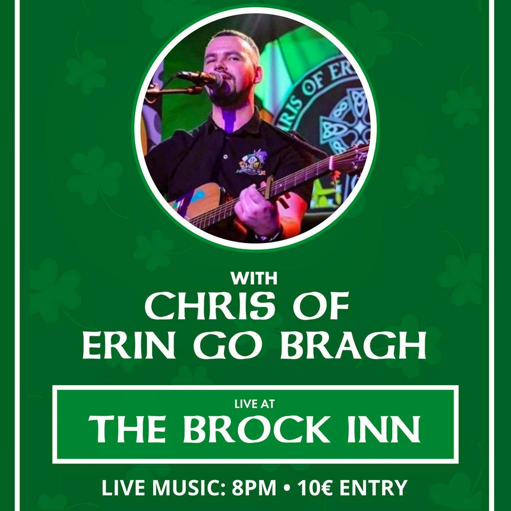 Chris of Erin Go Bragh Live at the Brock Inn St Patricks Day at The Brock Inn