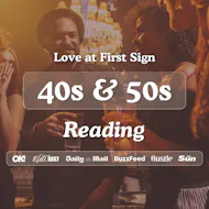 40s & 50s Singles Night @ Be At One Reading | Love at First Sign at Be At One, Reading