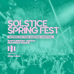 Spring Daytime Indoor Garage Festival Tickets | Motion Bristol  | Sat 30th March 2024 Lineup
