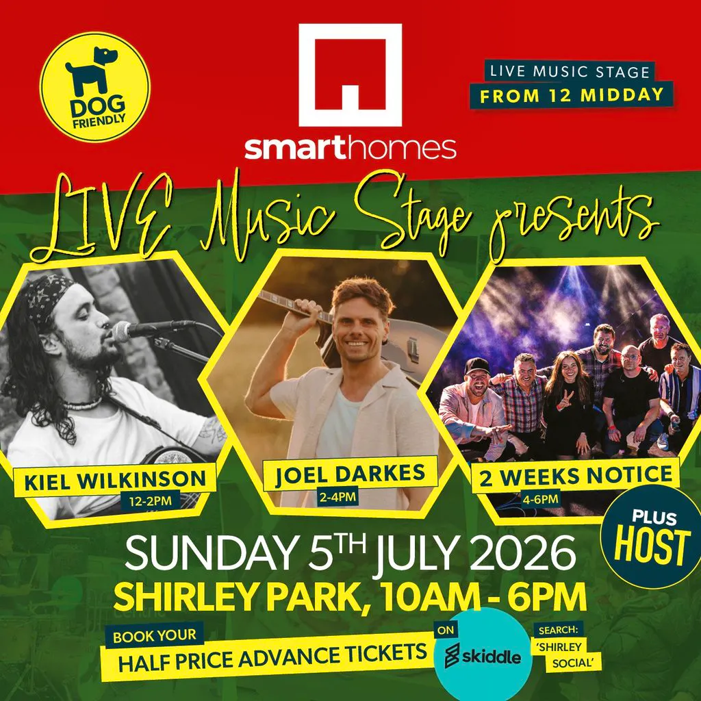 Shirley Social - Sunday 5th July at Shirley Park