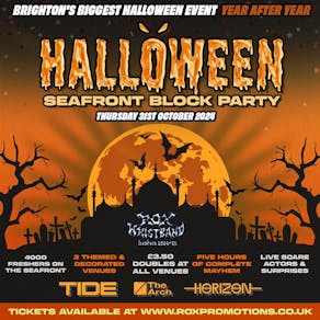 HALLOWEEN SEAFRONT BLOCK PARTY - 3 VENUES / 4000 STUDENTS l