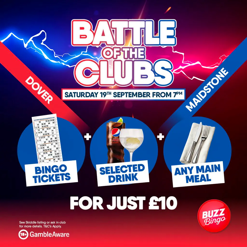 Battle of the Clubs 19/09 - Dover at Buzz Bingo Dover