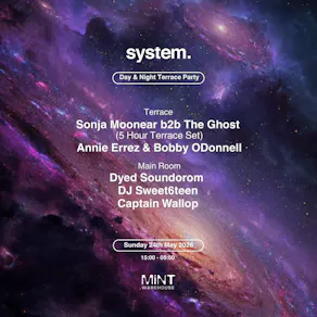 system May Bank Holiday Terrace Party