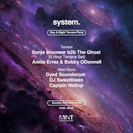 system May Bank Holiday Terrace Party at Mint Warehouse