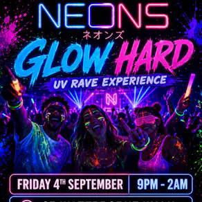 NEONS - Glow Hard UV Rave - Leighton Buzzard