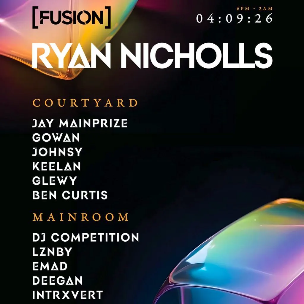 [FUSION] Presents Ryan Nicholls at Distrikt Bar Leeds