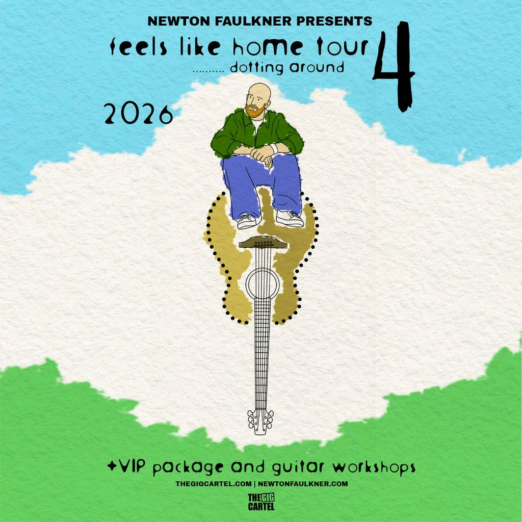 Newton Faulkner presents Feels Like Home Tour 4, dotting around at Old Fire Station