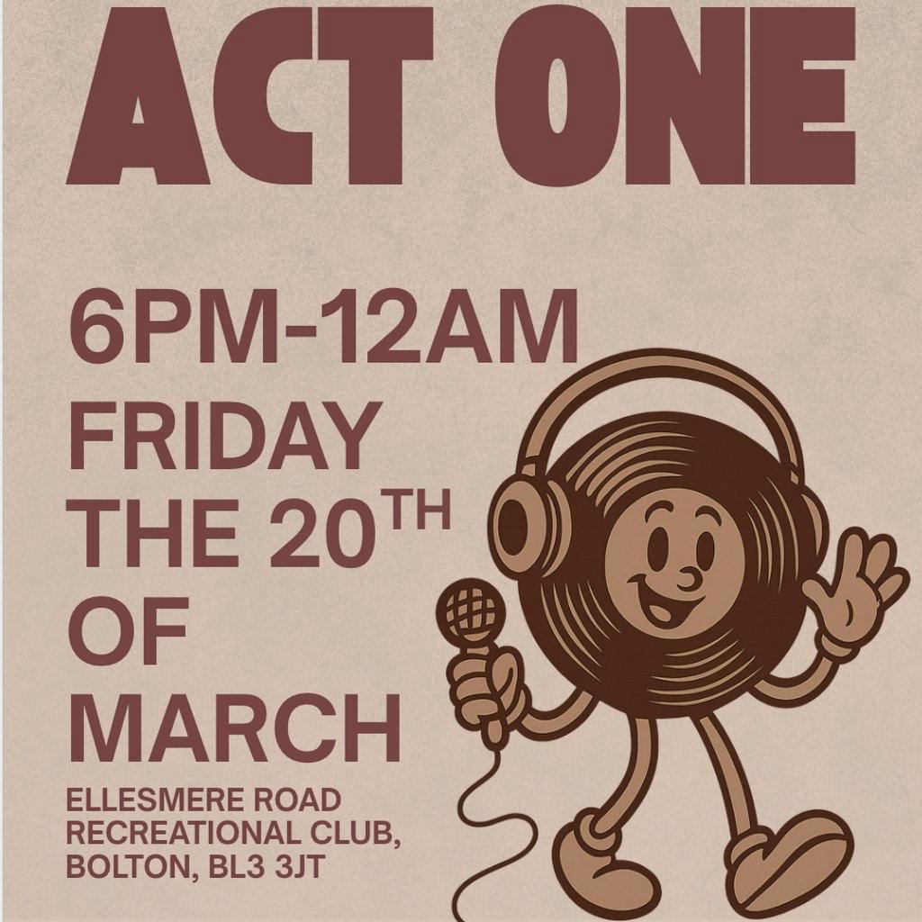 Act one at Ellesmere Road Recreation Club