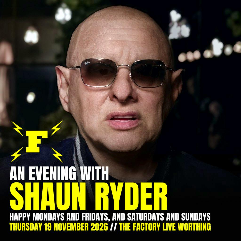 Shaun Ryder at The Factory Live