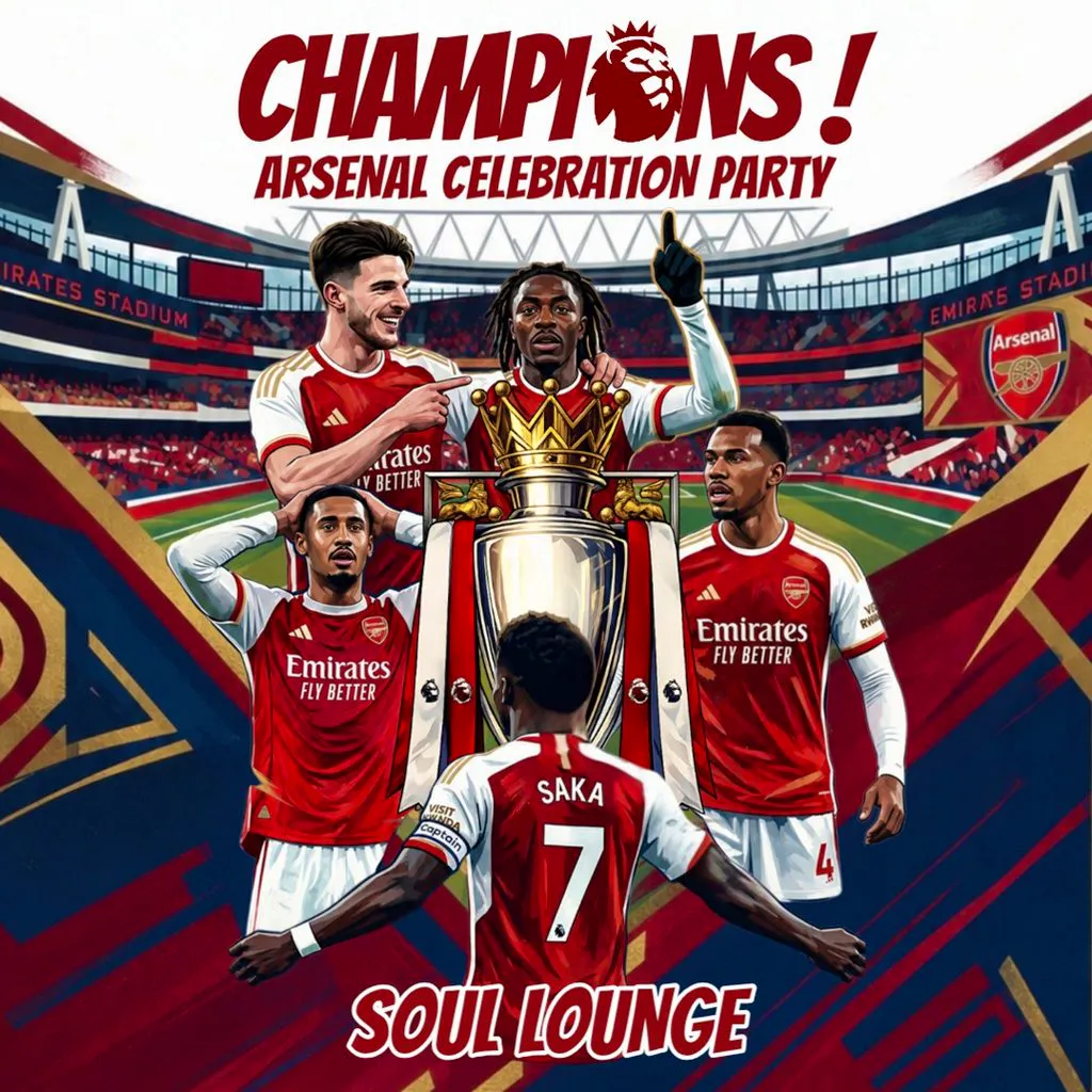 Arsenal Celebration Party at Soul Lounge