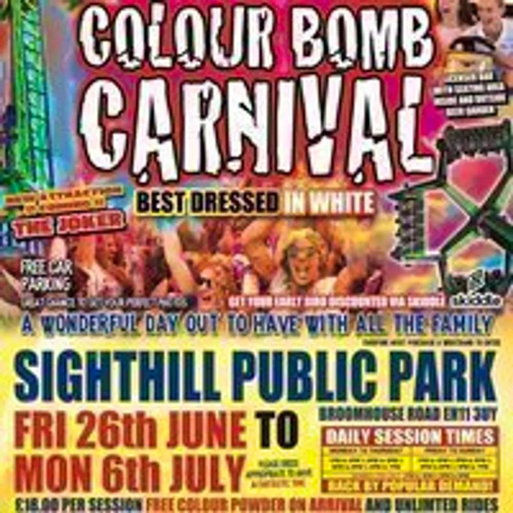 Taylor's of Edinburgh presents Colour Bomb Carnival 2026! at Sighthill Public Park