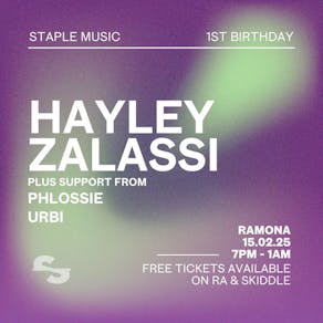 Staple Music 1st Birthday