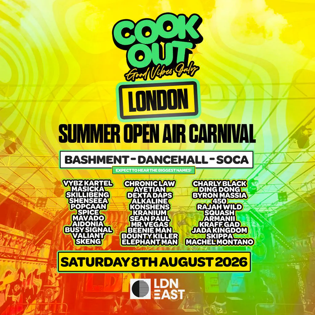Cookout - Open-Air Summer Festival - Ldn East  - London at LDN EAST