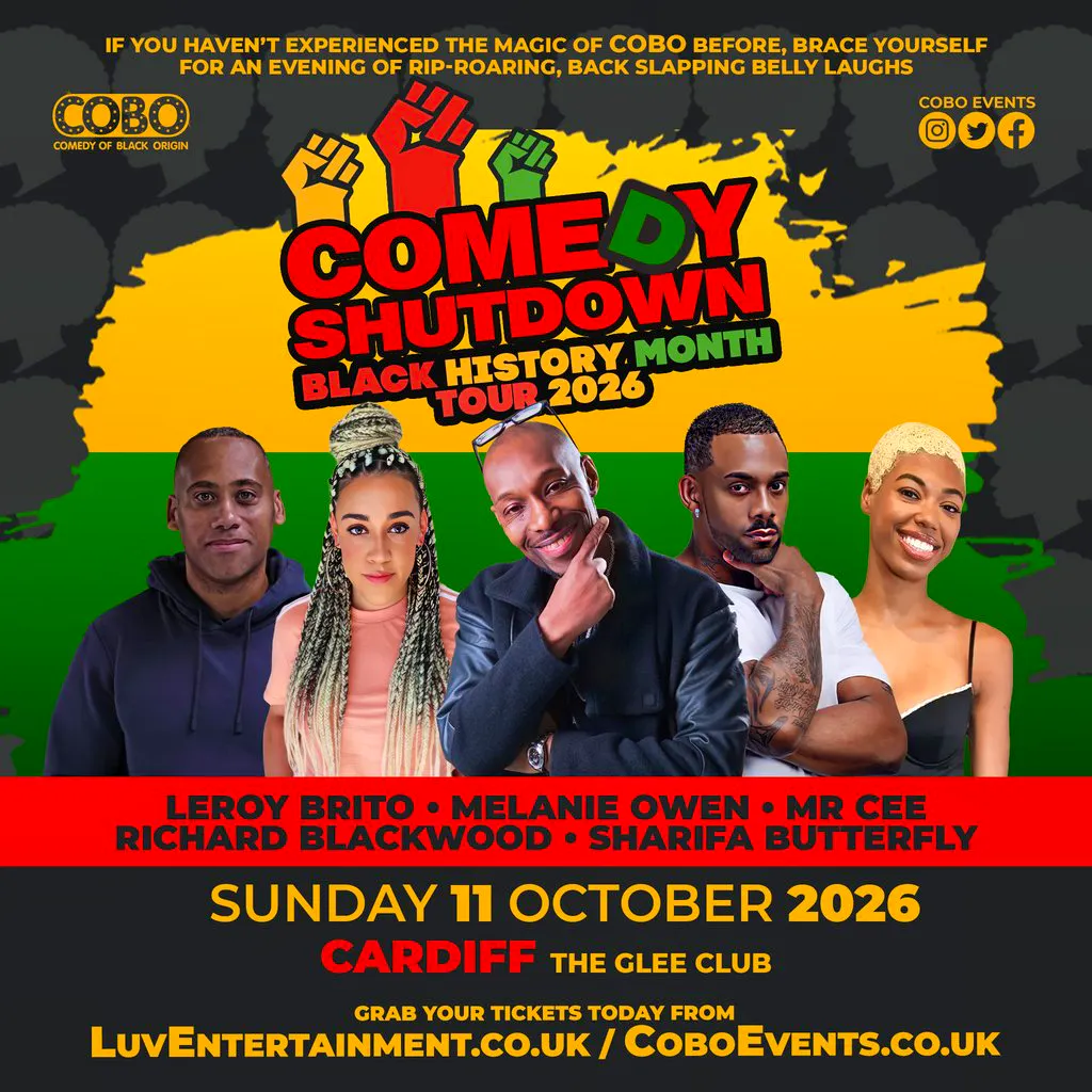 COBO : Comedy Shutdown | Black History Month Special - Cardiff at The Glee Club Cardiff