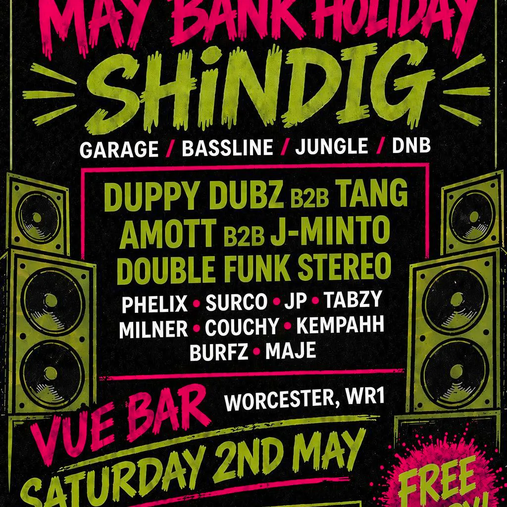 May Bank Holiday Shindig! at Vue Bar