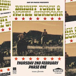Bright Town & Motel Sundown - Independent Venue Week 2023 Tickets | Phase One Liverpool  | Thu 2nd February 2023 Lineup