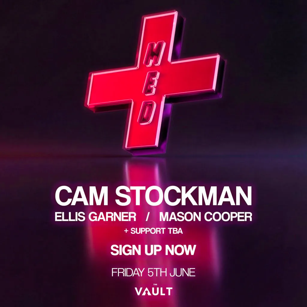 Med Records present; Cam Stockman at the vault in Bournemouth. at The Vault Bournemouth