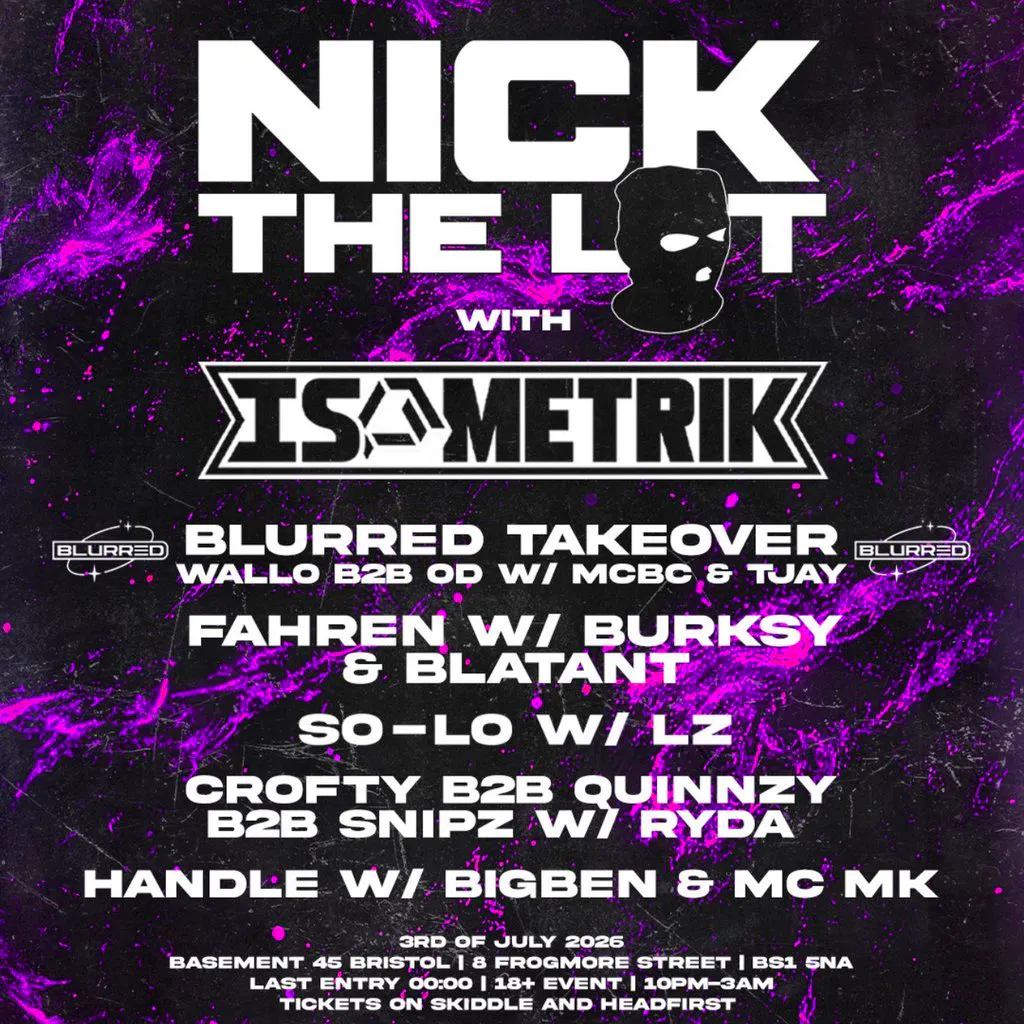 FREE RAVE: Basshurtz presents Nick the lot w isometrik and more! at Basement 45