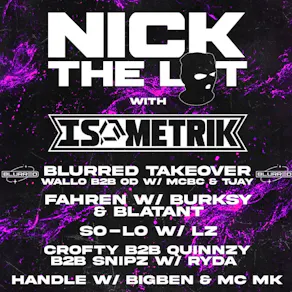 FREE RAVE: Basshurtz presents Nick the lot w isometrik and more!