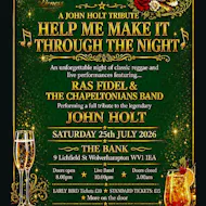 Lioness Promotions : Proudly Presents A John Holt Tribute at THE BANK WOLVERHAMPTON