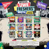 The OFFICIAL UWE Bristol Freshers' Week Wristband 2026 at The Students Union At UWE