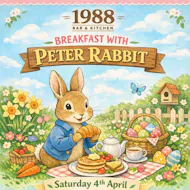 Breakfast With Peter Rabbit at 1988 Bar And Kitchen