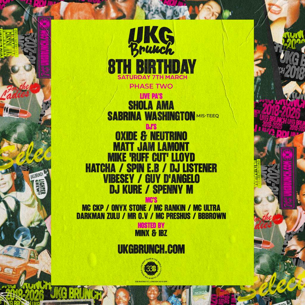UKG Brunch 8th Birthday at Studio 338