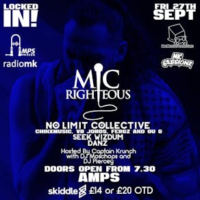 Mic Righteous, live at Amps