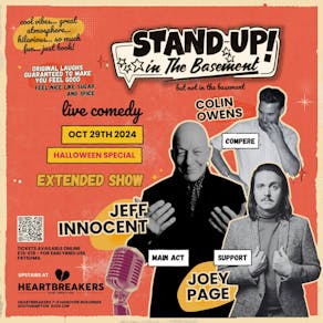 Stand Up in the Basement Comedy - Jeff Innocent | Joey Page