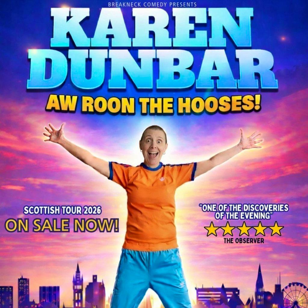 Karen Dunbar at Dalkeith Miners Club