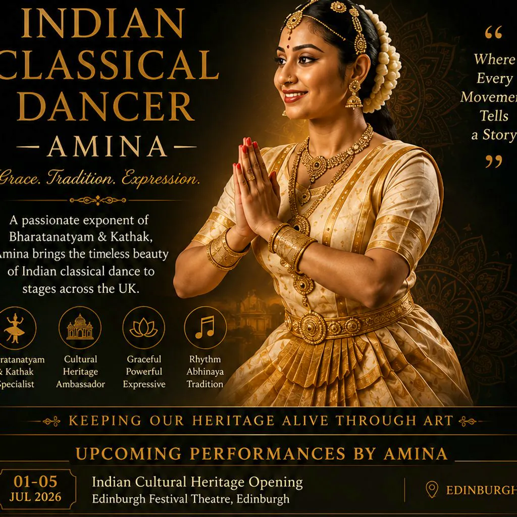 Indian Cultural Heritage Opening Edinburgh at The Studio At Edinburgh Festival Theatre