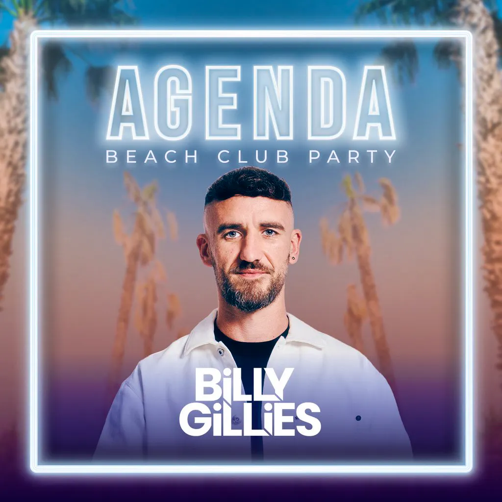 Agenda Beach Club Party Albufeira - Billy Gillies at Heaven Beach Club
