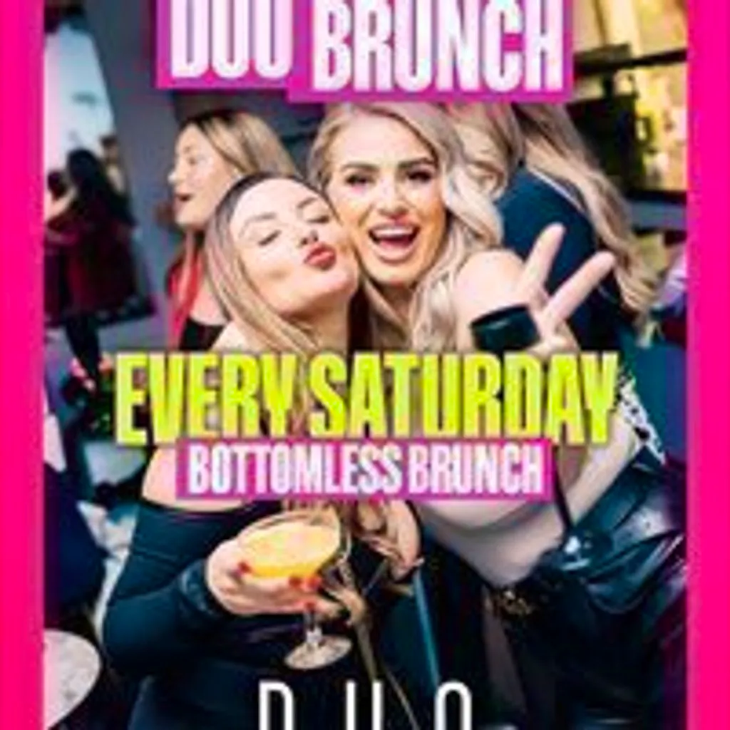 DUO Rnb Bottomless party Sat 24th Oct at Duo Clapham