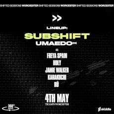 Shifted Sessions - Worcester's FIRST 360° Rave - 4th May at Tramps Worcester