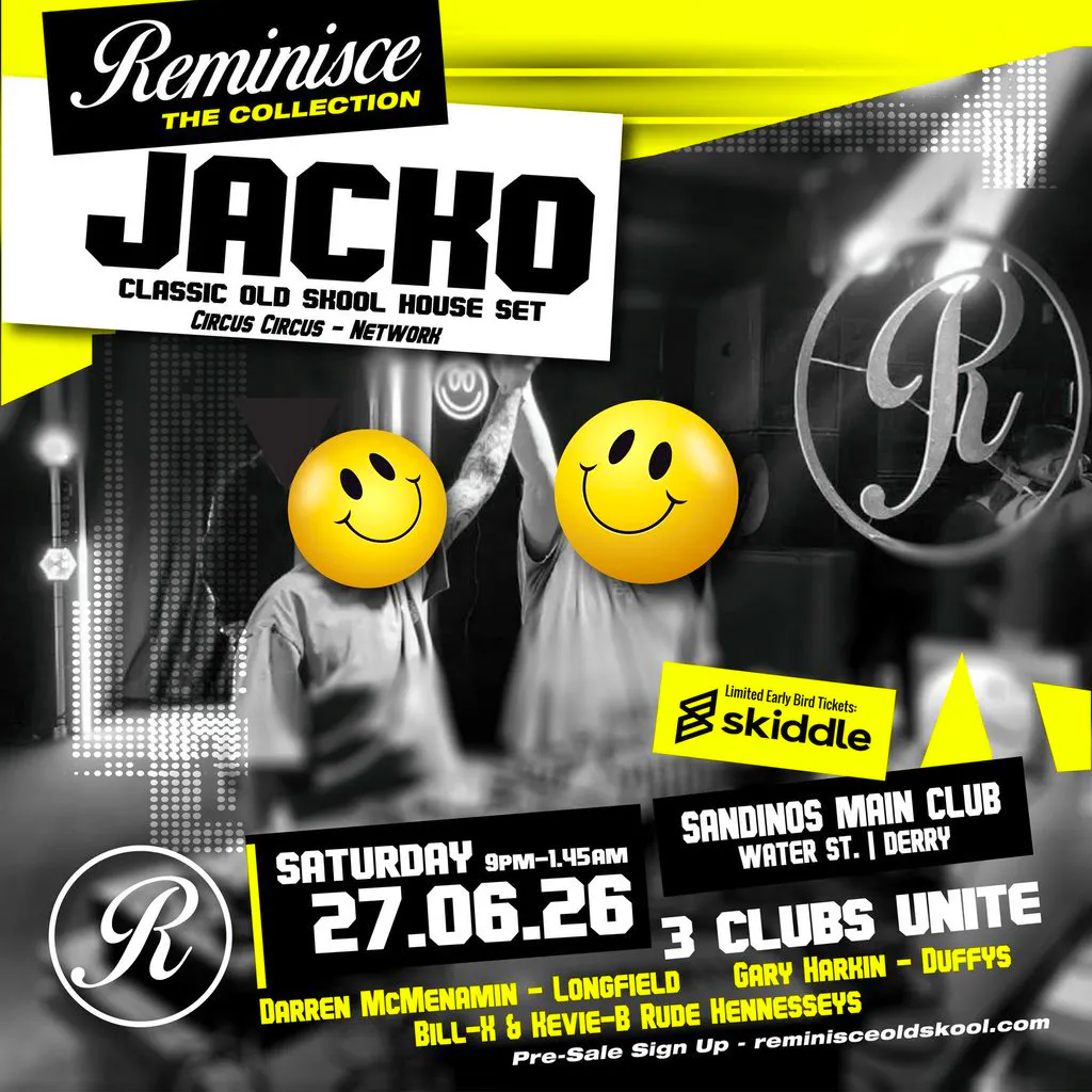 Reminisce The Collection-presents Jacko at Sandinos