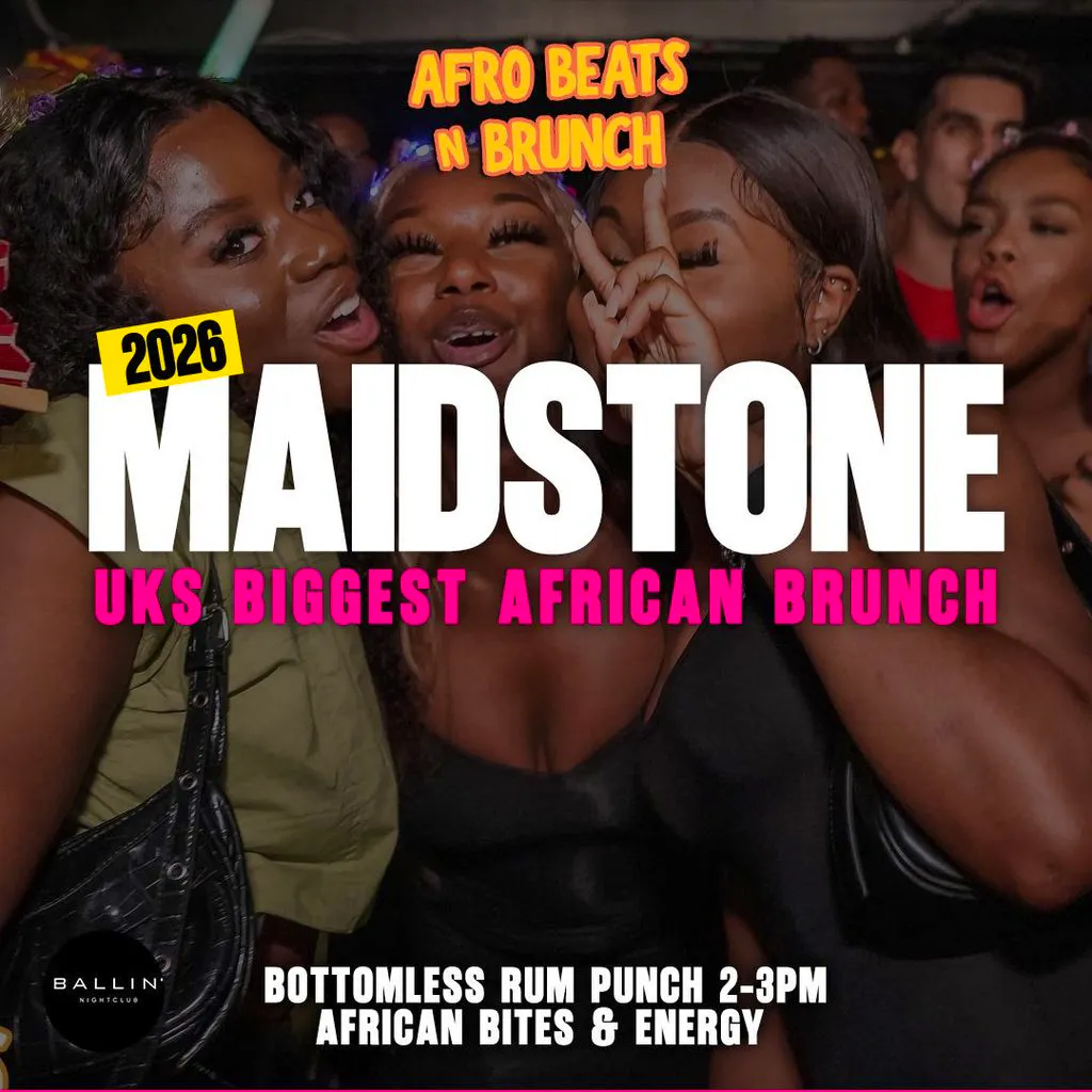 MAIDSTONE - 3rd May Bank Hol Sunday - Afrobeats N Brunch at BALLIN' Maidstone