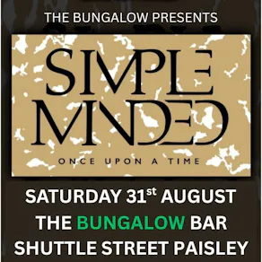 Simple Minded tribute to Simple Minds