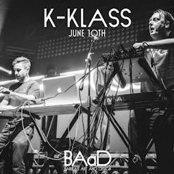 90's night - with K-Klass & more acts to be announced! Tickets | Barras Art And Design (BAaD) Glasgow  | Fri 10th June 2022 Lineup
