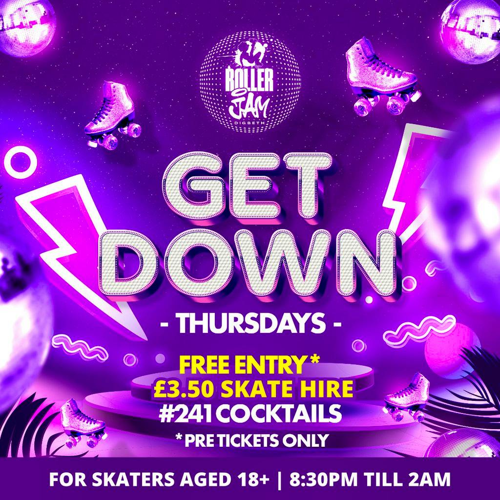 Get Down Free Entry and 241 Cocktails 6pm 1am For Ages 18