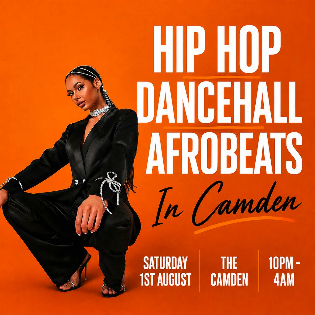 Hip Hop, Dancehall, Afrobeats In Camden (£5 B4 12 With A Ticket) at The Camden