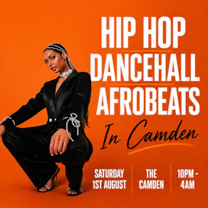 Hip Hop, Dancehall, Afrobeats In Camden (£5 B4 12 With A Ticket)