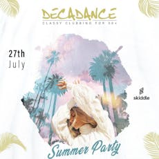 Decadance - Summer Party at Society Kirkcaldy