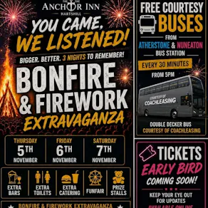 Bonfire Night Extravaganza 05/11/26
