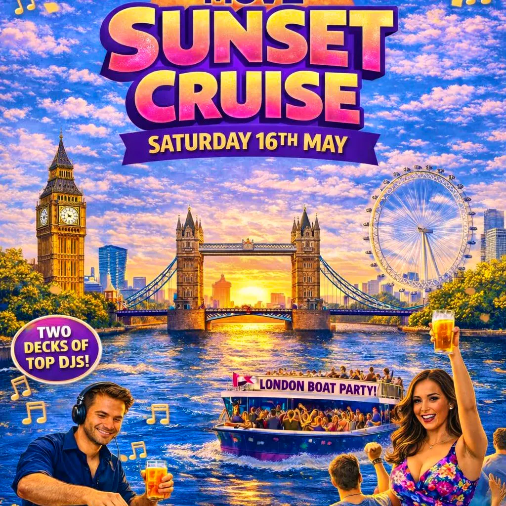 Sunset Cruise Bank Holiday weekend - Ibiza Vibes at Crown Pier